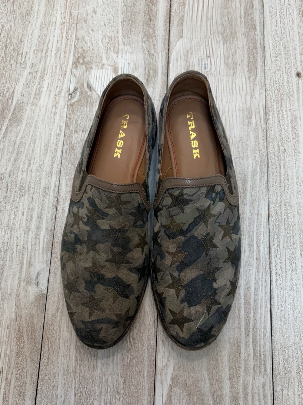 Trask Women’s Ali Slip-Ons in Camo Stars